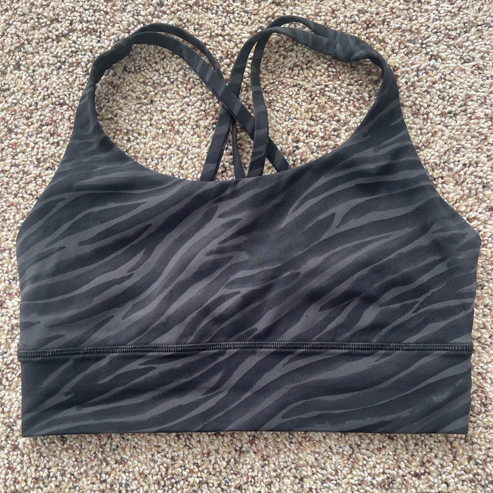 Lululemon Energy Longline Sports Bra Size 6
